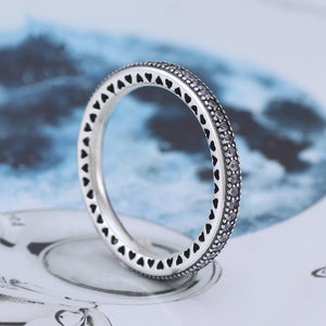 Silver Love Heart Ring