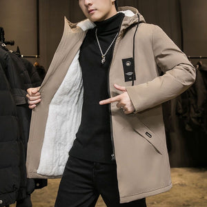 Coat Zipper Hooded Steetwear