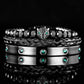 Set of Leopard Head Bracelets